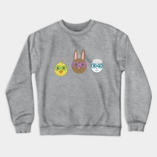 Easter Animals Crewneck Sweatshirt